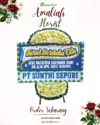 Papan Bunga Duka di Kandri