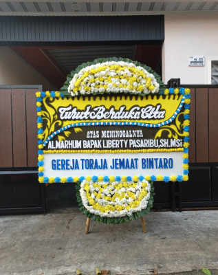 Papan Bunga Duka di Kandri